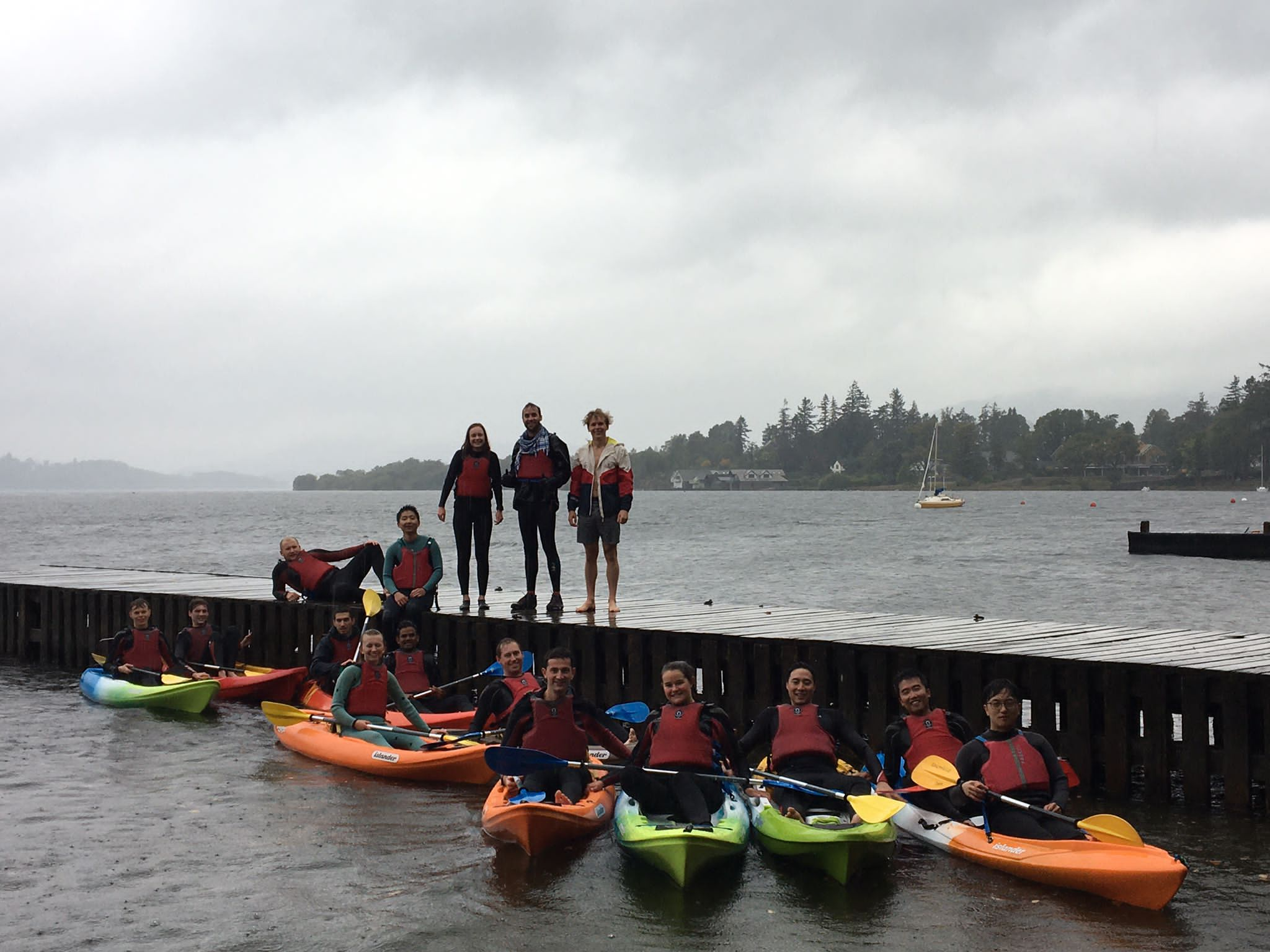 Kayaking on Lake Windermere